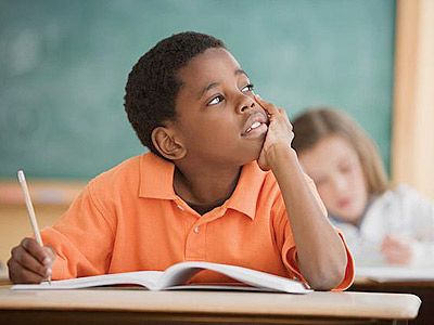 Boy thinking