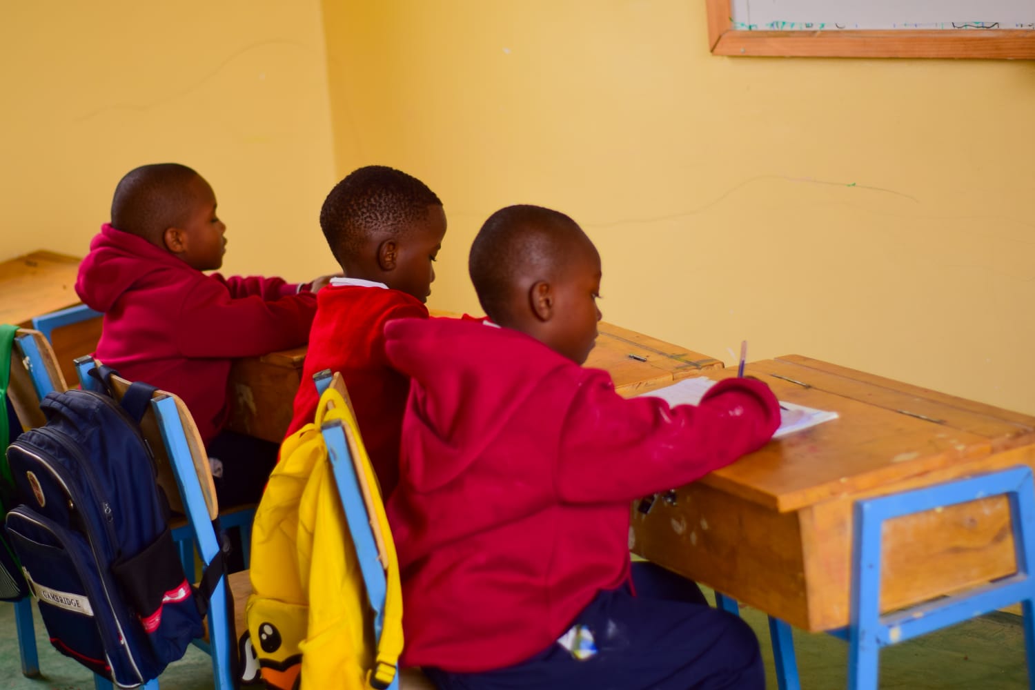 Boys in classroom