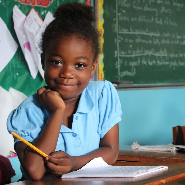 Girl at desk